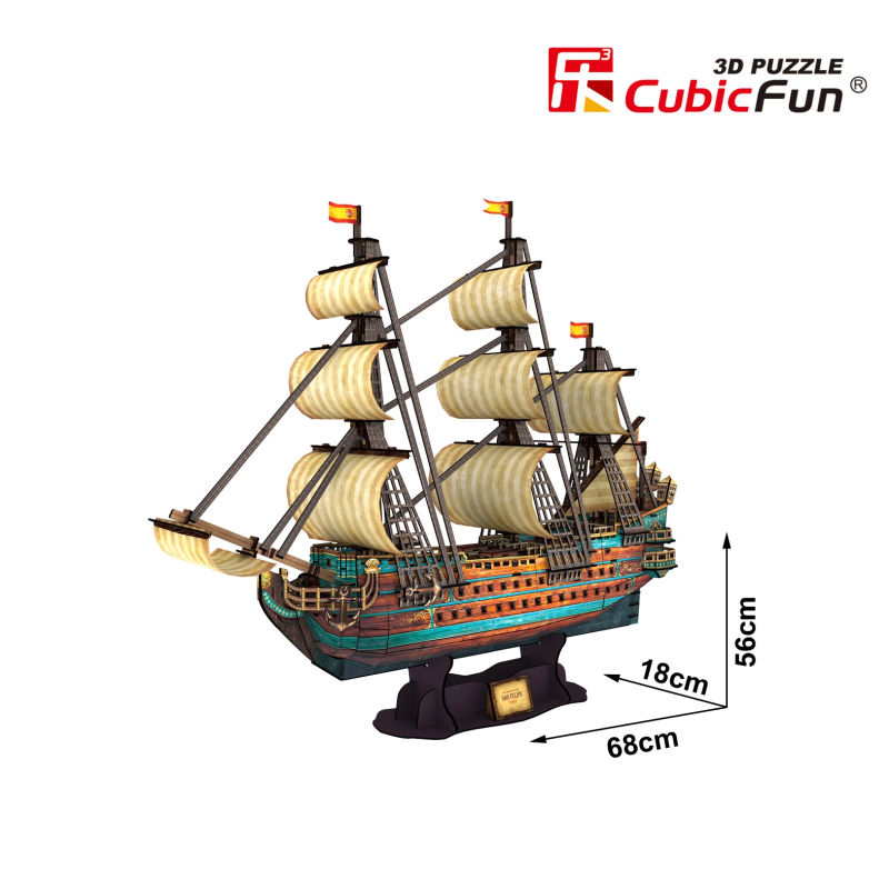CUBICFUN 3D Puzle kuģis \\"The San Felipe\\"