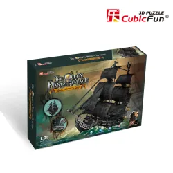 CUBICFUN 3D Puzle kuģis \\Queen Ann\\s Revenge\\