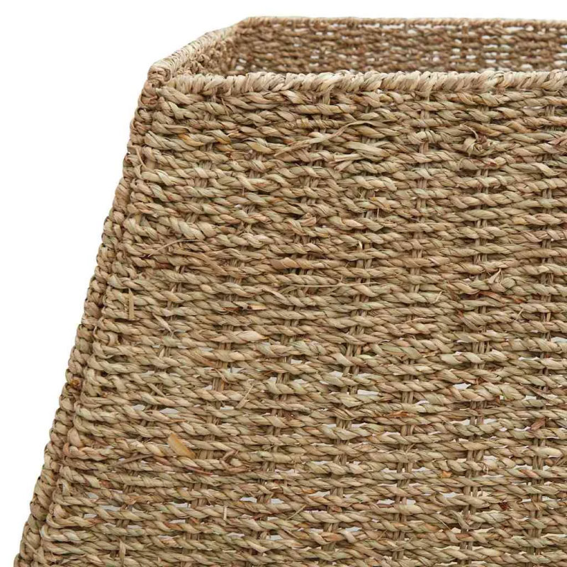 vidaXL Ziemassvētku koka apmale Brūna 70 x 70 x 28 cm Jūras zāle