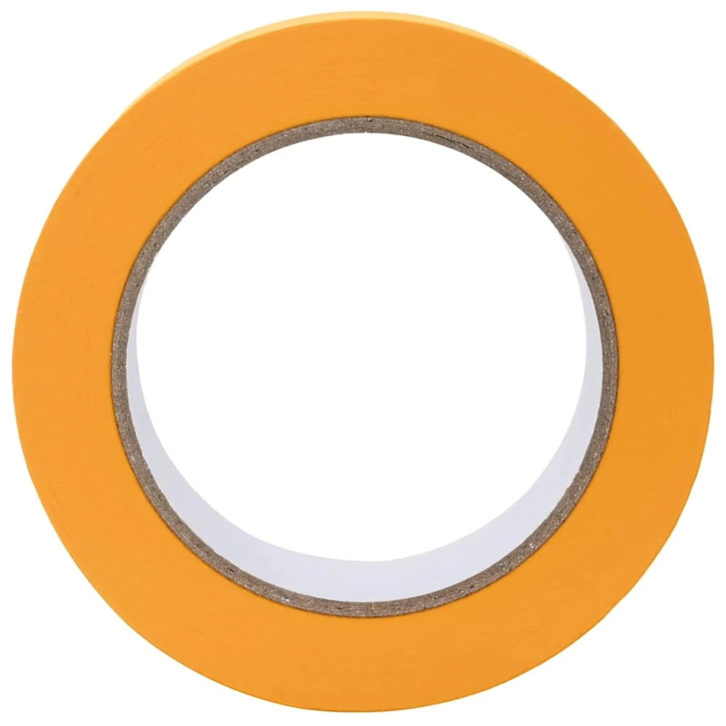 vidaXL Gleznotāja maskēšanas lentes 24 pcs Dzeltena 30mm x 50m Papīrs