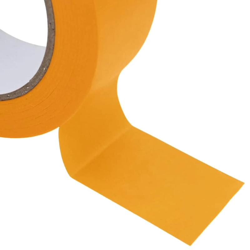 vidaXL Gleznotāja maskēšanas lentes 12 pcs Dzeltena 38mm x 50m Papīrs