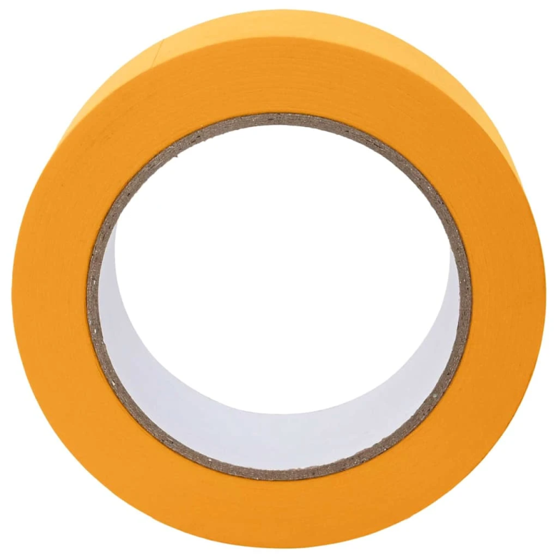 vidaXL Gleznotāja maskēšanas lentes 50 pcs Dzeltena 38mm x 50m Papīrs
