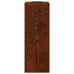 vidaXL Saules LED ceļa gaisma 2 pcs Kārtainais Tērauds