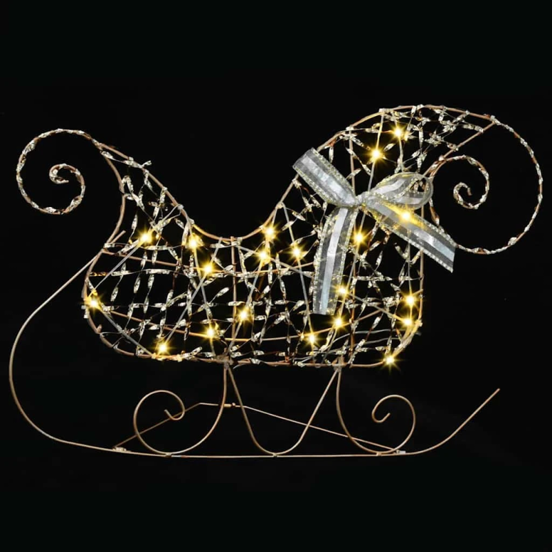 vidaXL LED brieži su 60 LED 3 pcs Silti balts PET