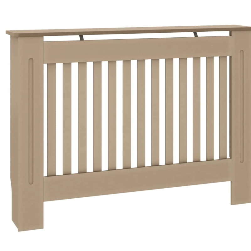 vidaXL Radiatora Vāks 2 pcs Brūna 112 x 19 x 81,5cm Inženierijas koks