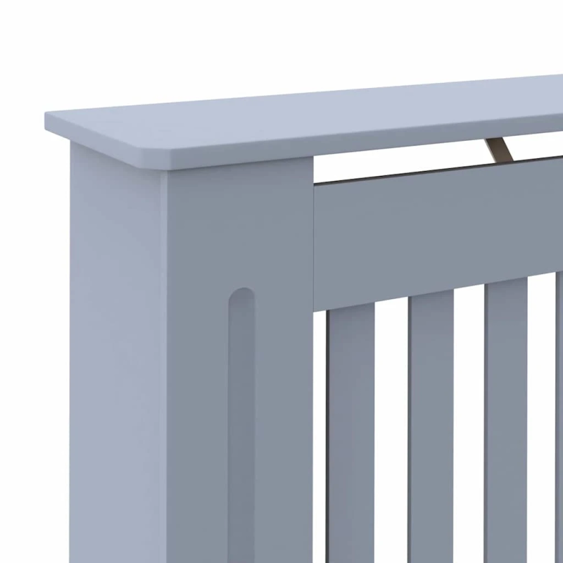 vidaXL Radiatora Vāks 2 pcs Pelēka 152 x 19 x 81,5cm Inženierijas koks