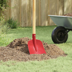 vidaXL Lāpstas Galva 4 pcs Sarkana 32 x 24,5 cm