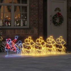 vidaXL Ziemassvētku dekorācija Daudzkrāsains 69 x 79 cm PVC