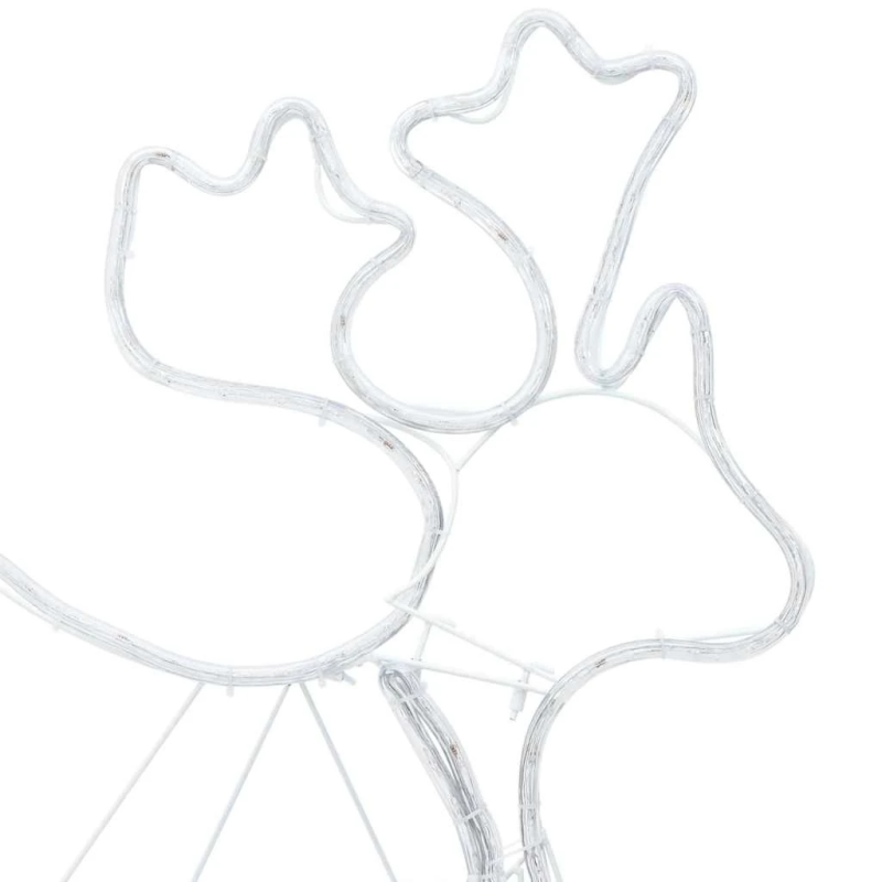 vidaXL Ziemassvētku dekorācija Daudzkrāsains 69 x 79 cm PVC