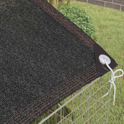 vidaXL Truša būris Sudraba 400 x 78 x 78 cm Cinkots tērauds