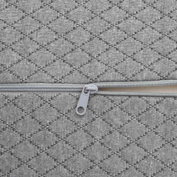 vidaXL Kāju Spilvens Ģeometriskais Pelēka