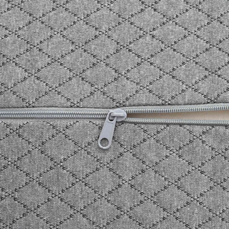 vidaXL Kāju Spilvens Ģeometriskais Pelēka