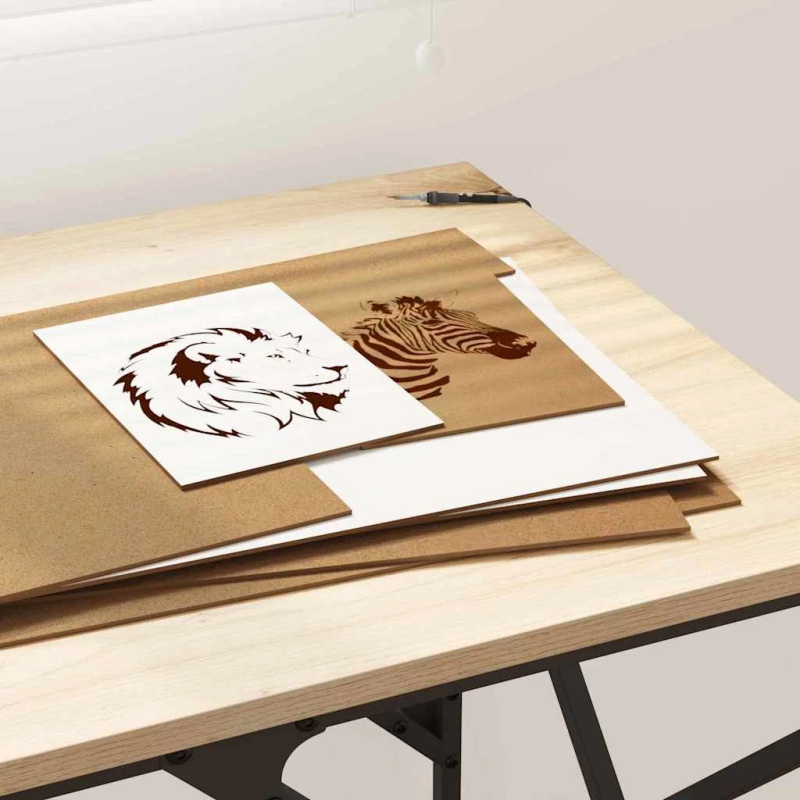 vidaXL Dekora Paneli 50 pcs Balts 30 x 42 x 0.27 cm Inženierijas koks