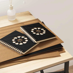 vidaXL Dekora Paneli 12 pcs Melns ozolkoks 30 x 42 x 0.27 cm