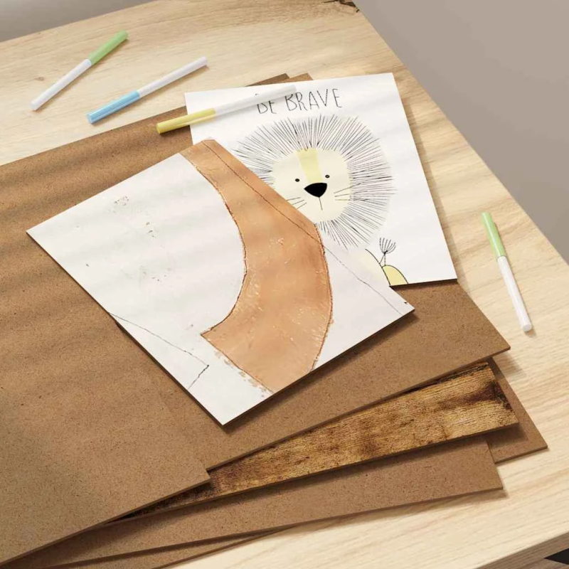 vidaXL Dekora Paneli 50 pcs Dūmaka ozols 30 x 42 x 0.27 cm