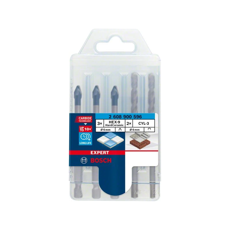 HEX-9 HardCeramic 6mm Mix:3xHEX-9 & 2xCYL-3