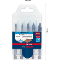 HEX-9 HardCeramic Komplekts 4-5-6-8-10 mm