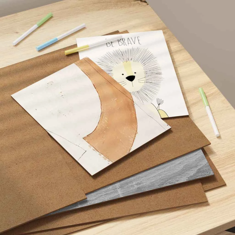 vidaXL Dekora Paneli 50 pcs Pelēks Sonoma 30 x 42 x 0.27 cm