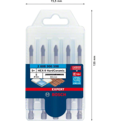 HEX-9 HardCeramic 5x90 mm, 5 gab.