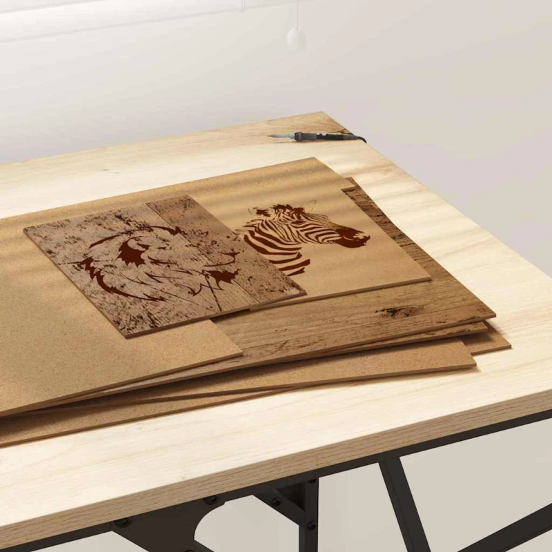 vidaXL Dekora Paneli 50 pcs Vecs koks 30 x 42 x 0.27 cm