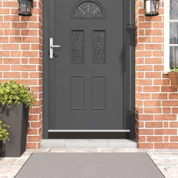 vidaXL Pašlīpojošas durvju birstes 6 pcs Sudraba 100 cm