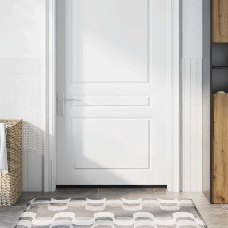 vidaXL Pašlīpojošas durvju birstes 6 pcs Sudraba 100 cm