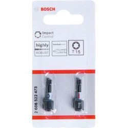 Uzgaļi skrūvēšanas t15 bosch 25mm 2vnt