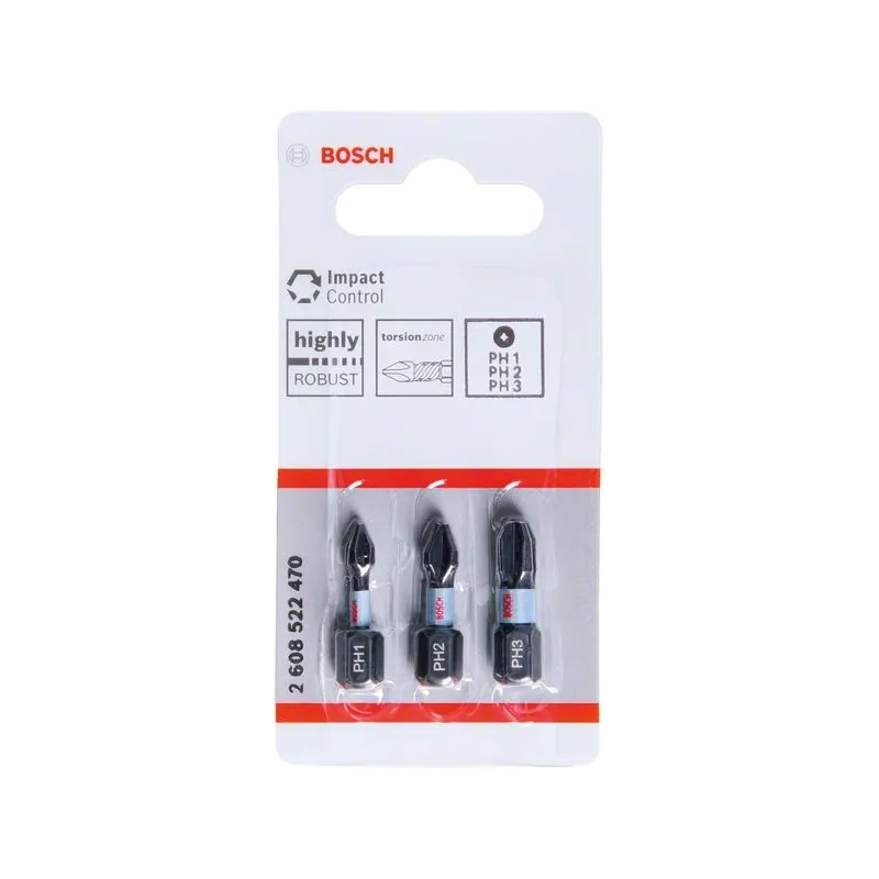 Twist uzgalis Bosch 2608522470, PH2, 25 mm