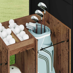 vidaXL Golfu skapis Vienkrāsains Vecs koks 102 x 45 x 85,5 cm