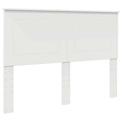 vidaXL Gultas rāmis ar atvilktni Balts 150 x 200 cm Inženieru koks