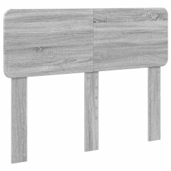 vidaXL Gultas rāmis Pelēks Sonoma 120 x 200 cm Inženieru koks