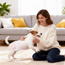 vidaXL Vienreizējās lietošanas suņu autiņbikses mātītēm 50 pcs XS