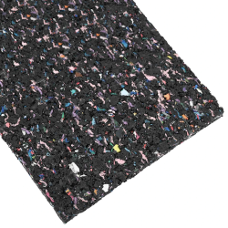 vidaXL Gumijas rullis Melna Gumija