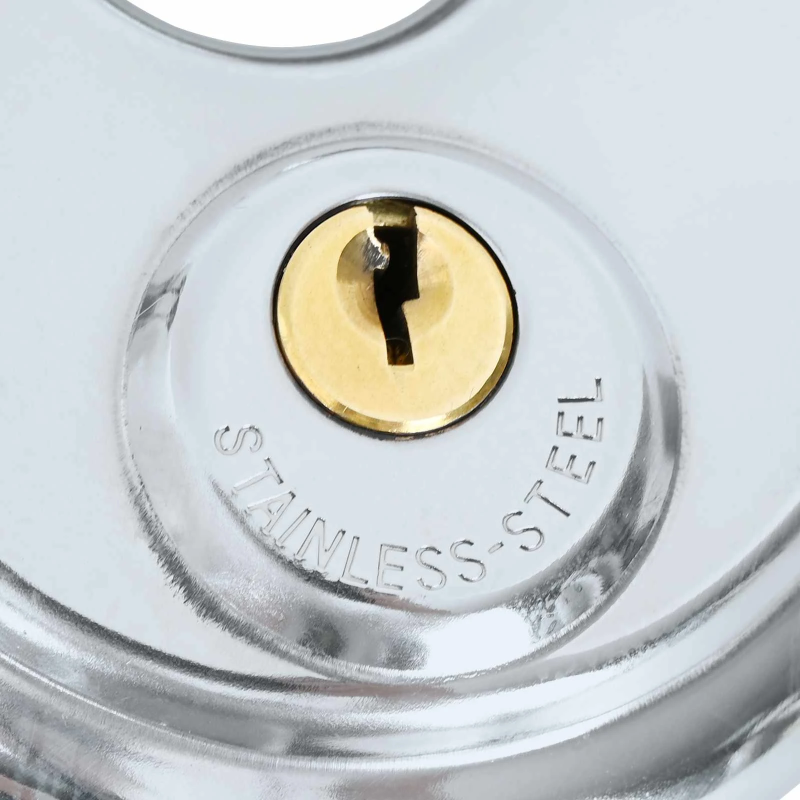 vidaXL Discus Lock ar atslēgām 12 pcs Sudraba 8 x 2.8 x 8 cm