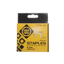 Скобы для степлера Forte Tools 1008HD, 10.8 мм x 1.25 мм, 2000 шт.