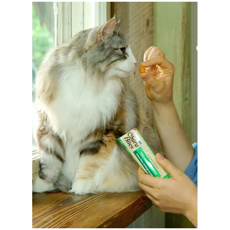 Kārumi kaķiem Inaba Churu Cat Tuna with chicken, vistas gaļa-tunzivis, 0.01 kg, 3 gab.