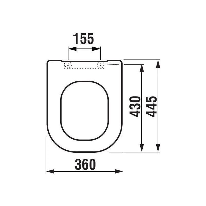 Nocenota prece - Tualetes poda vāks Jika Deep