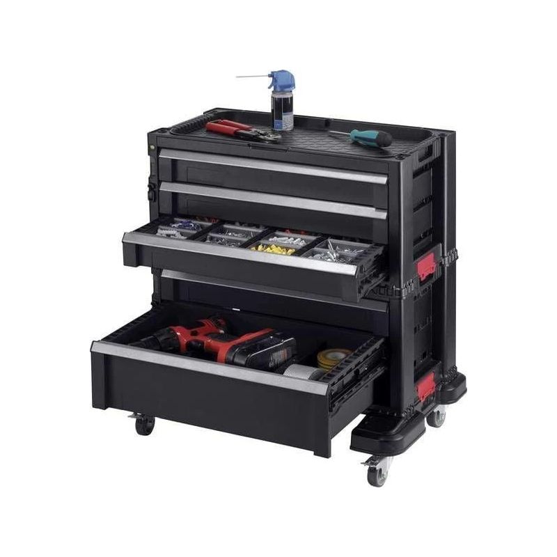 Nocenota prece - Instrumentu kaste ar 5 atvilknēm 56.2x28.9x26.2