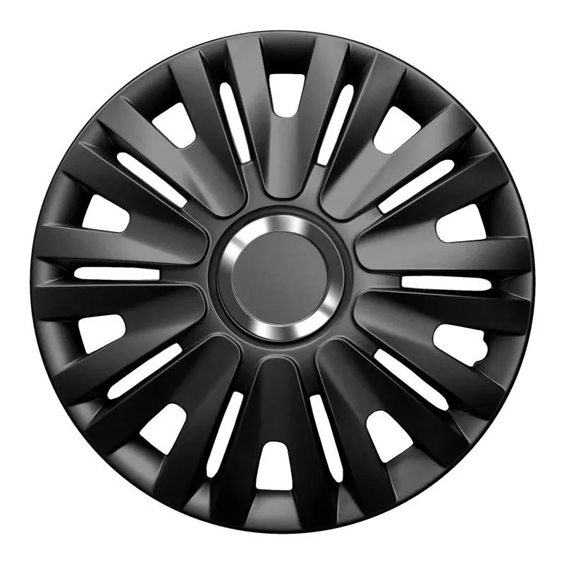 Discounted item - Decorative overlay for car rims Autoserio Delta in black color