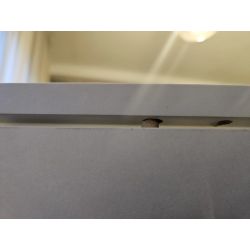 Nocenota prece - Šauri glabāšanas ratiņi, balti, 48x13x68 cm, konstruēts koks