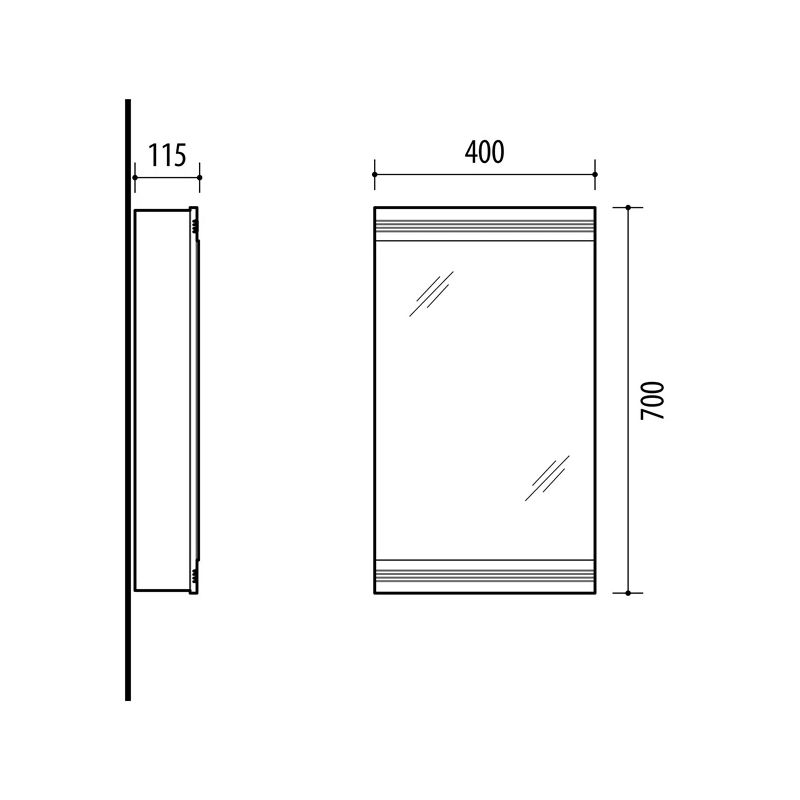 Nocenota prece - Vannas istabas skapītis SV40 (RIVA)