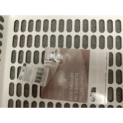 Nocenota prece - Plaukts uz riteņiem, balts 39.4x29x10cm