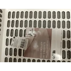 Allahinnatud toode - Riiulikorv, valge 29x10cm