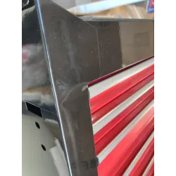 Уценённый товар - Тележка для инструментов мастерской +7 ящиков, красно/черная