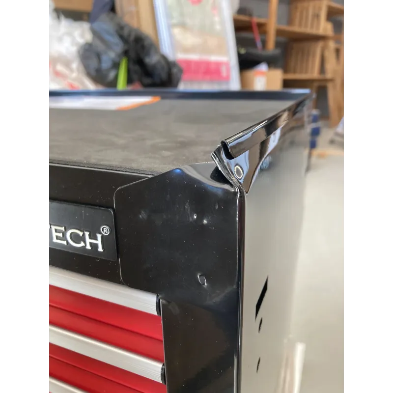 Nocenota prece - Darbnīcas instrumentu ratiņi +7 atvilktnes, sarkani/melni-