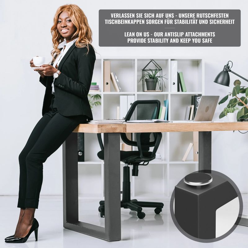 Nocenota prece - Metāla galda kājas 70x72 cm, sūnu zaļš