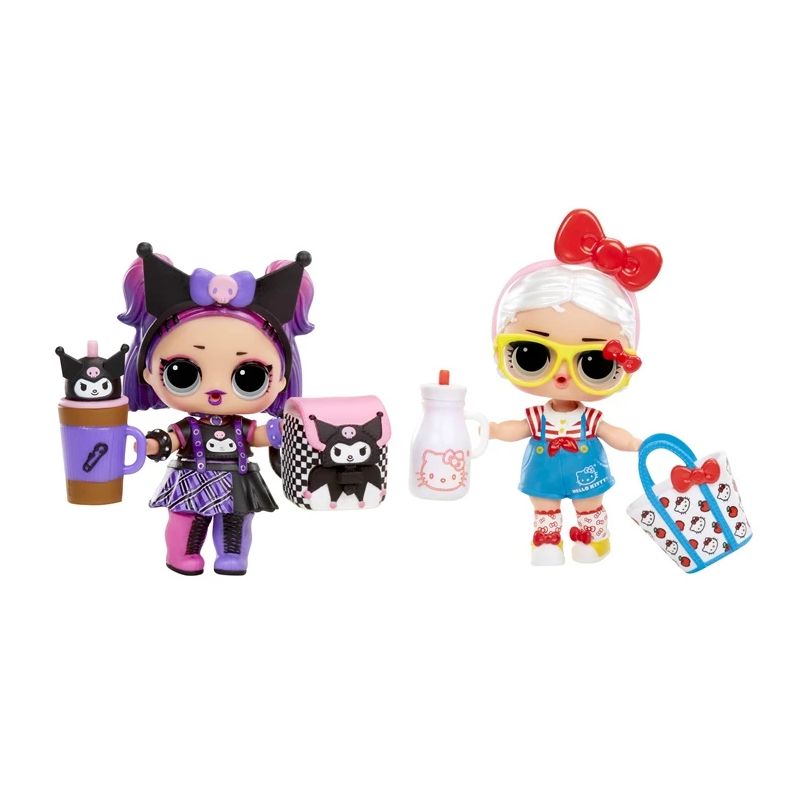 Lelle ar piederumiem L.O.L. Surprise! Hello Kitty 523840. 8.5 cm
