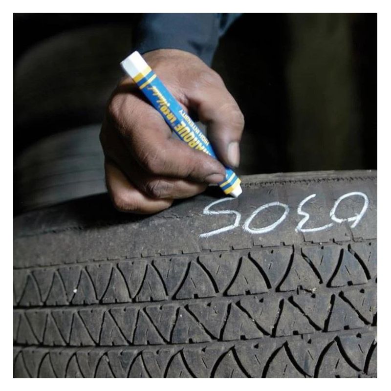 Marķieris riepu marque 12.7mm balts