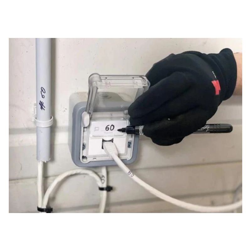 Marķieris dura-ink dualtip 0.8-1.5 melns