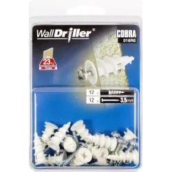 Įvaras Cobra, skirtas gk plokštėms, 3.5 mm x 22 mm, 12 vnt.